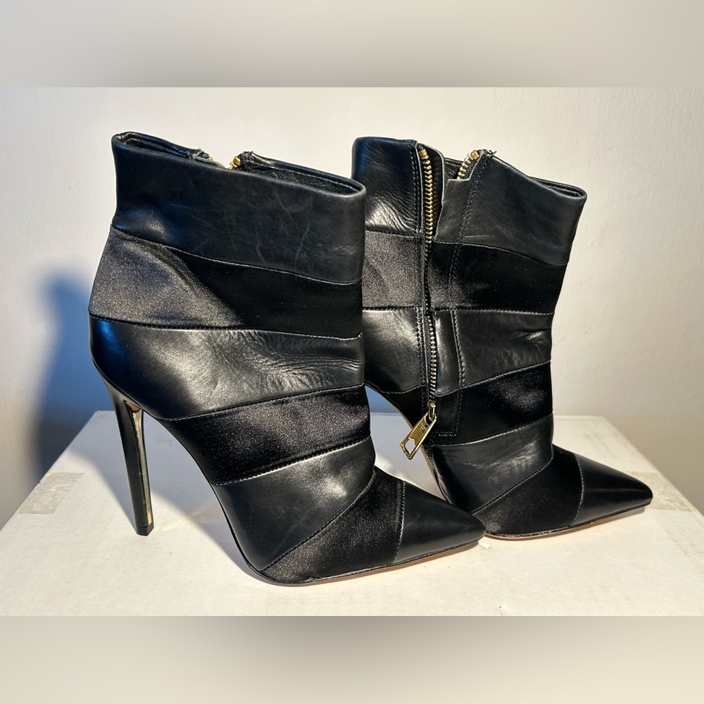 Rachel Zoe Leather Platform Boots